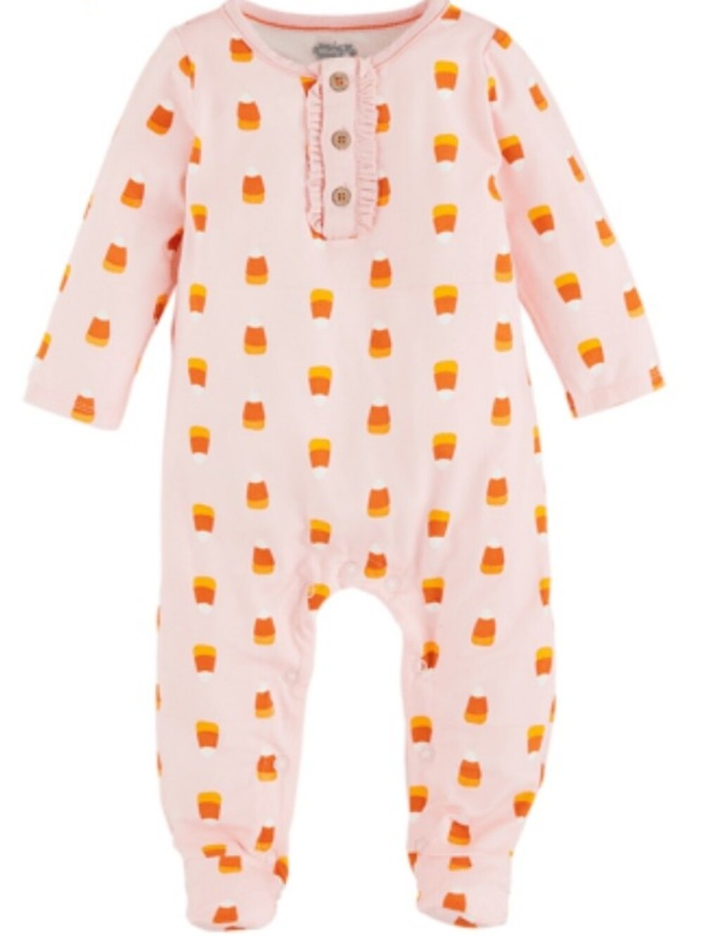 Mud Pie Candy Corn Glow Baby Sleeper